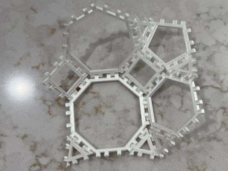 Geometric Building Set - Snap-Together Polygons
