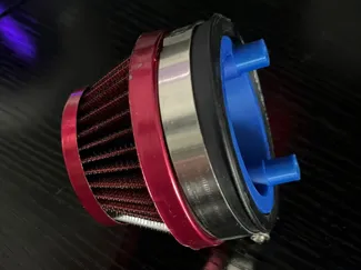 Pocketbike air filter adapter