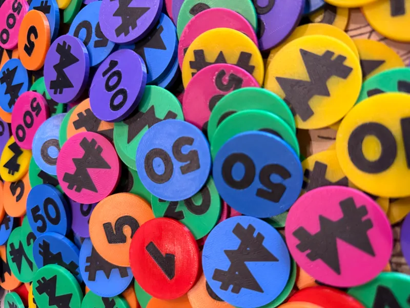 Game tokens for Monopoly: An alternative to play