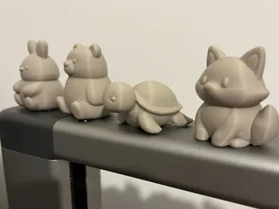 Chubby miniature fat animals