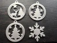 Set d'ornements de sapin de Noël — photo 2
