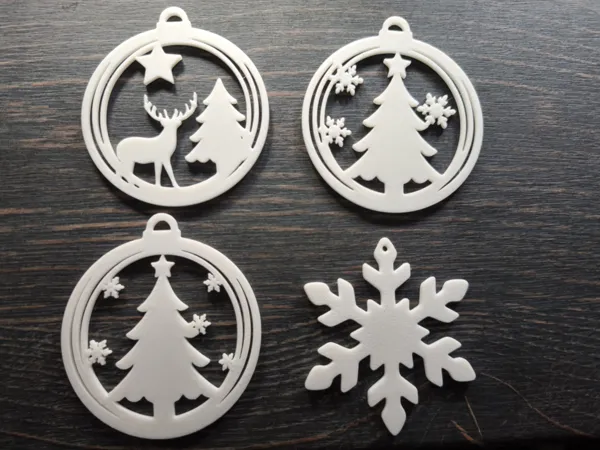 Set d'ornements de sapin de Noël