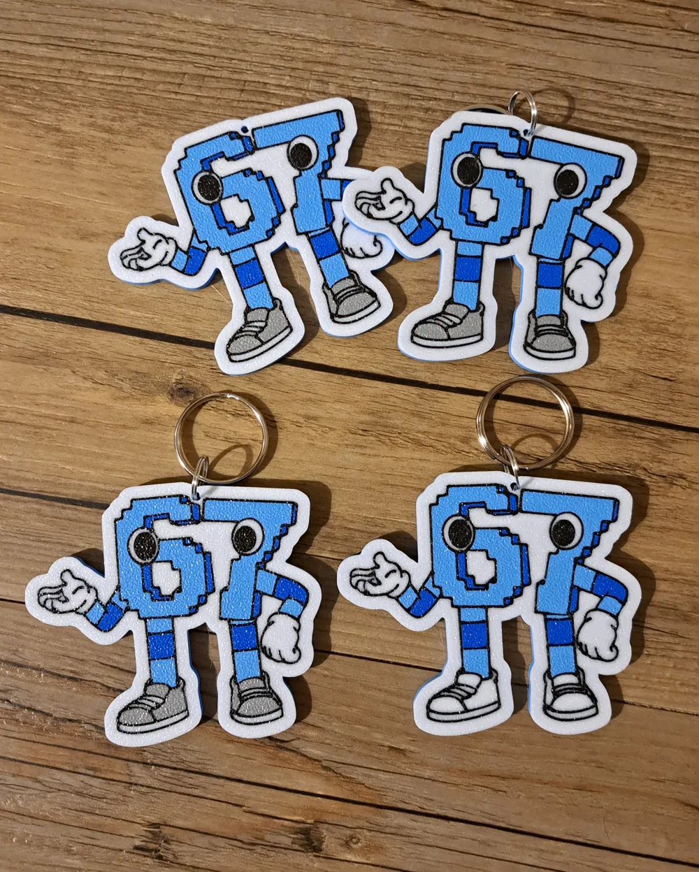 67 brainrot keychain meme - Free 3D Print Model - MakerWorld