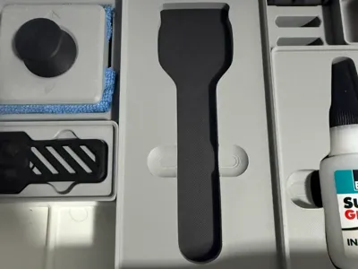 Gridfinity Bin for Interchangeable Blade Scraper