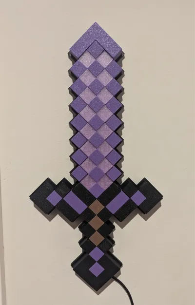 Minecraft Sword Night Light