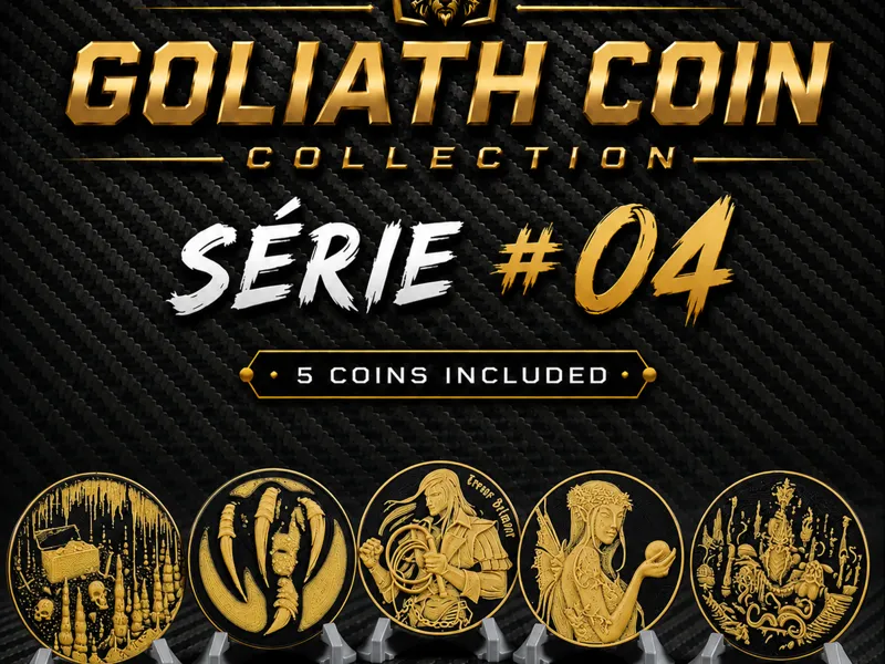 Goliath Coin pièce de collection à imprimer série4