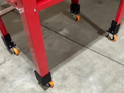 Harbor Freight Sand Blast Cabinet Caster Feet