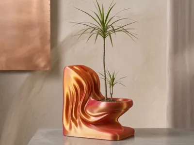 Silk Toilet Flowerpot