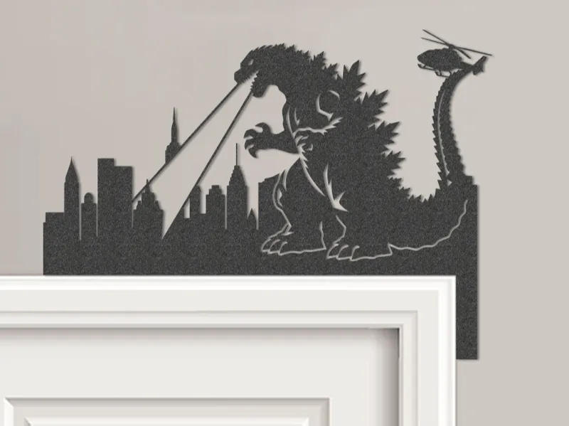 Godzilla Door Corner Topper 2
