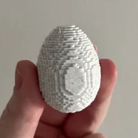 Œuf pixelisé façon Minecraft — photo 2