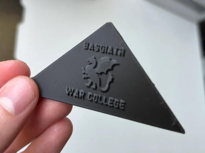 Fourth Wing Corner Book Mark Basgiath War College