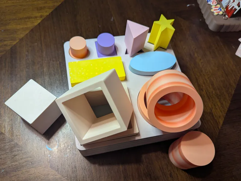 Toddler Shape Sorter Playset