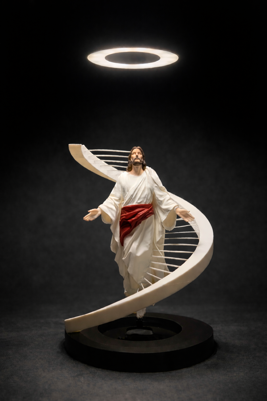 Miniatura 2 do modelo 3D Easter–Jesus’ Resurrection Suspended String Art