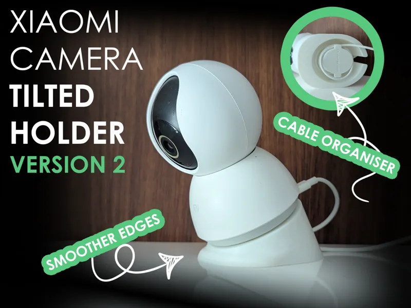 Xiaomi Camera Tilted Holder/Mount Cable Organiser