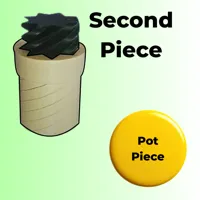 Cactus pot piece (second part)