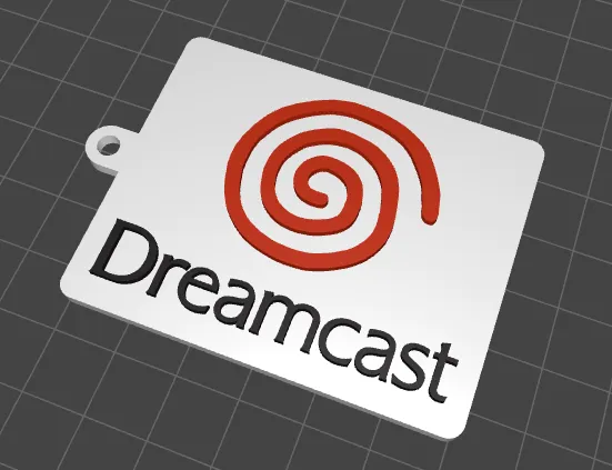 Sega Dreamcast Keychain