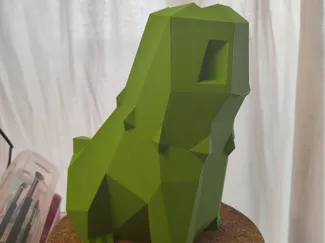 Low-Poly Chikorita Pot