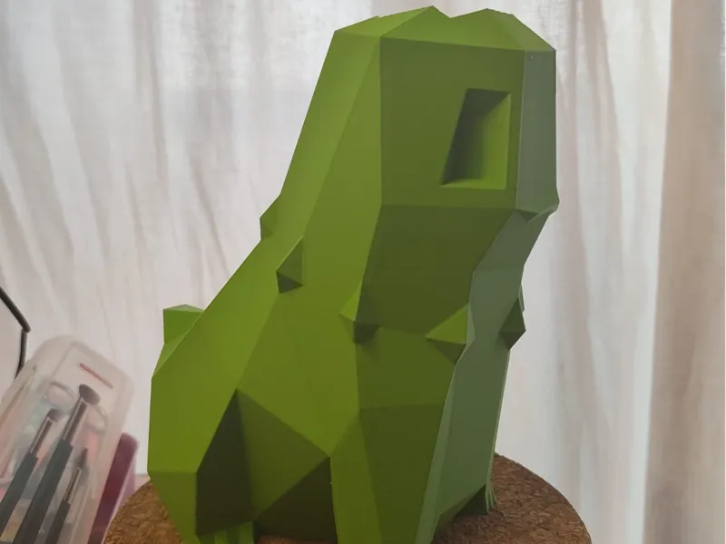Low-Poly Chikorita Pot