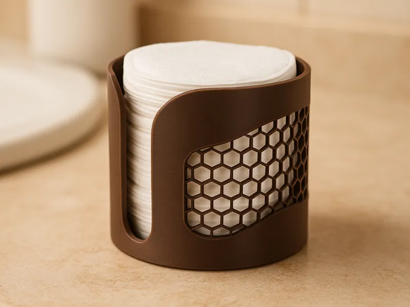 Stylish Cotton Pad Organizer