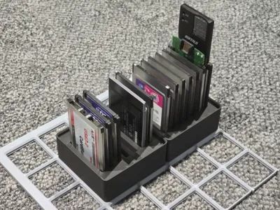 Gridfinity PCMCIA (PC card) Holder
