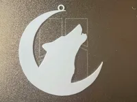 Sculpture Loup et Lune — photo 2