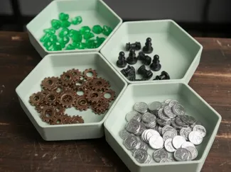 Modular Hexagonal Organizer | Hidden Magnets