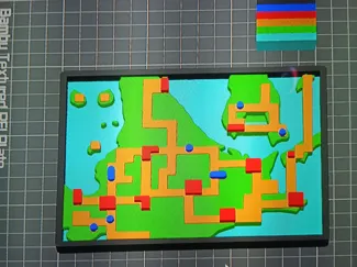 mapa sinnoh multicolor