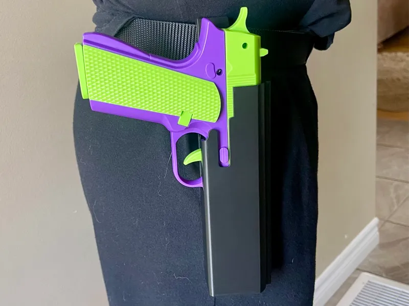Holster for 1911 toy gun with Ejection