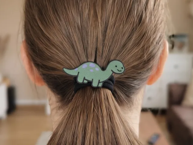 Brachiosaurus Haargummi-Charm / Haar-Accessoire