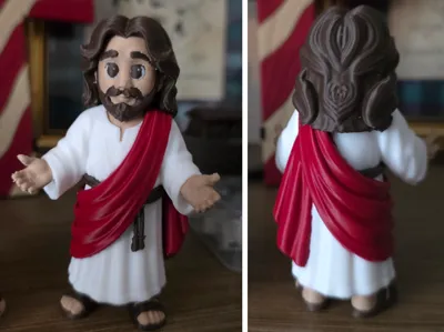 Jesus chibi style toy figurine