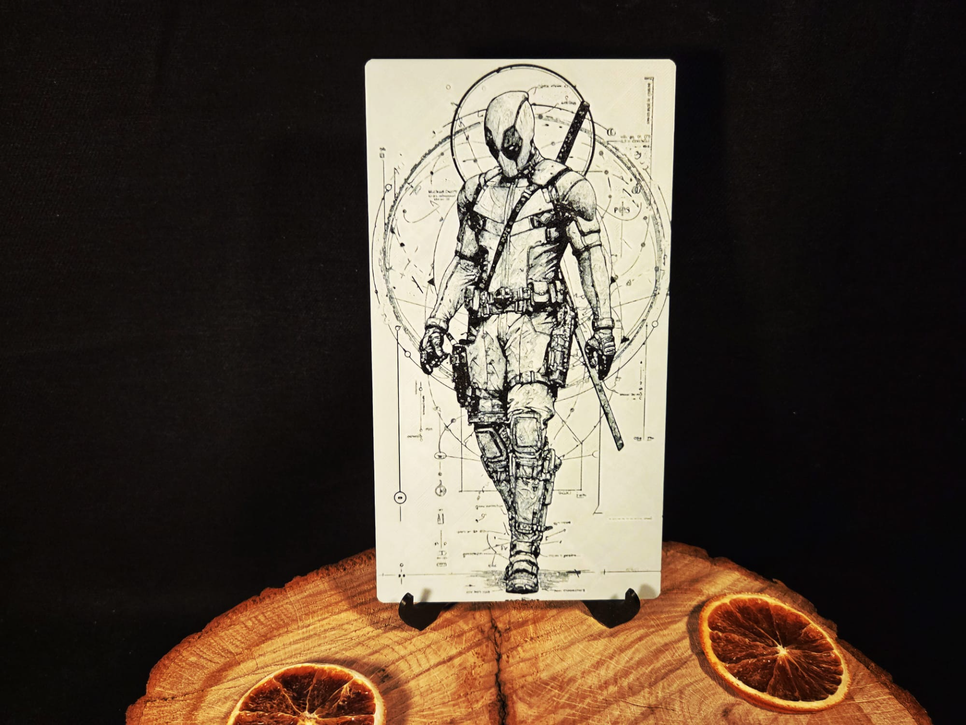 Deadpool hueforge 110x200mm
