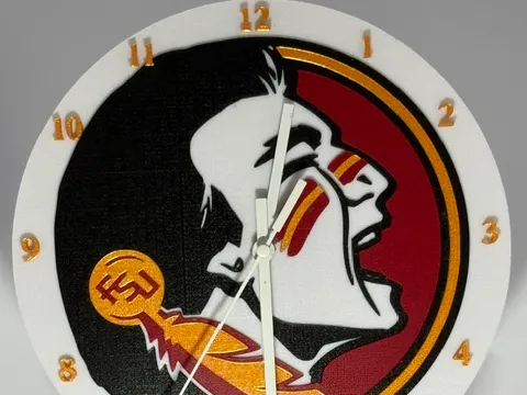 Florida State Seminoles clock