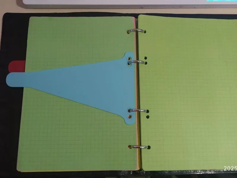 divider for a block notebook