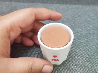 tea cup clicker fidget