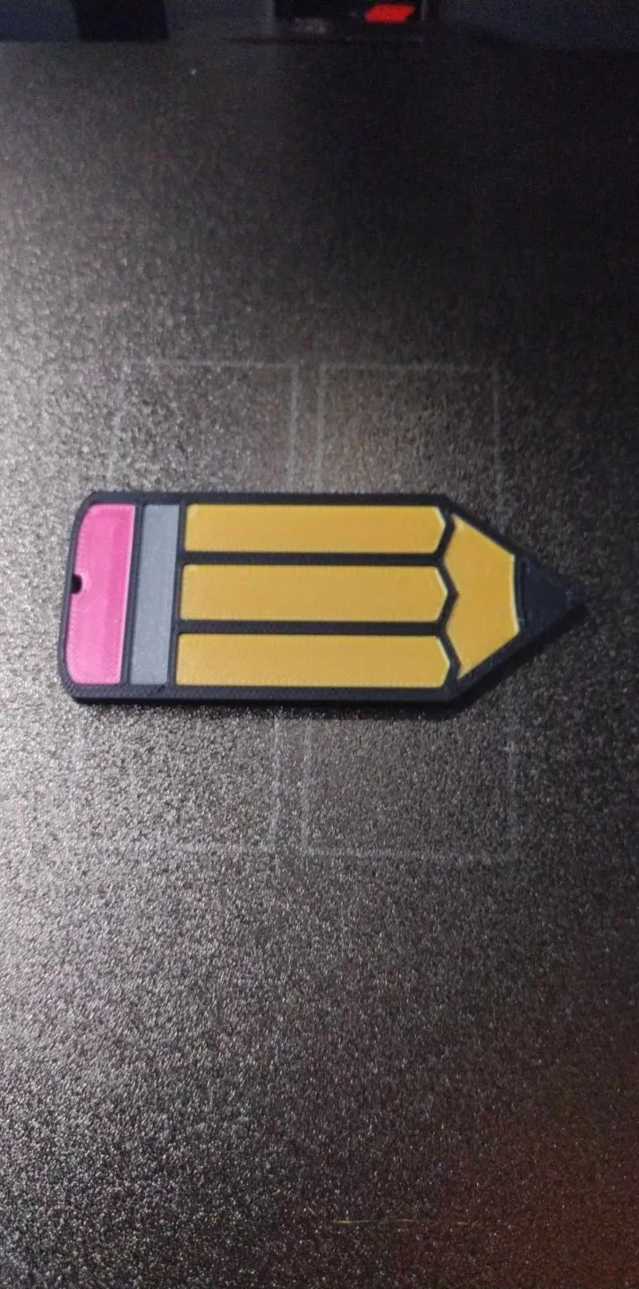 Pencil Keychain Fat