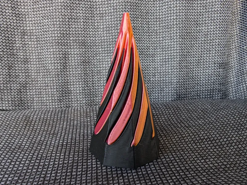 Spiral Fidget Hexagon