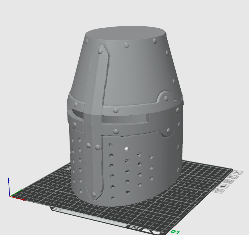 Miniatura 2 do modelo 3D Full size Great Helm