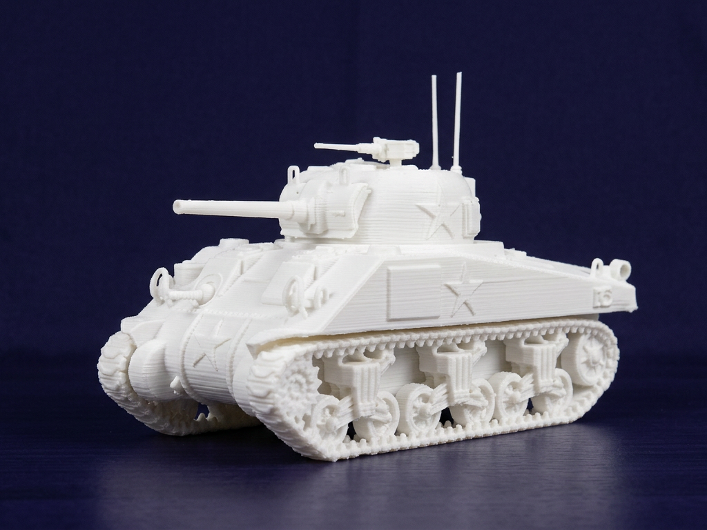M4 Sherman Medium Tank – World War II 3D Model