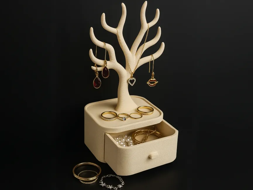 Porta-Joias em Formato de Árvore