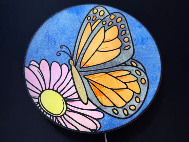 Butterfly Coloring Lightbox