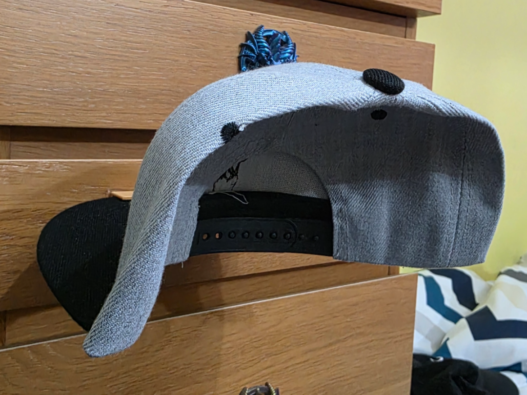 minimalist snapback hanger