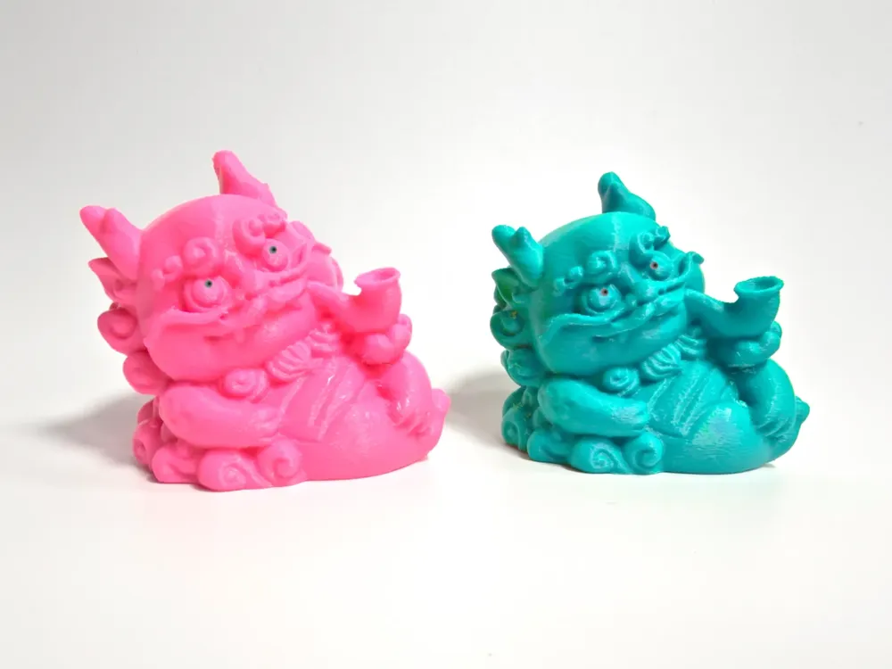 悠然·麒麟狮/招财石狮子/貔貅摆件- Modello di stampa 3D gratuito