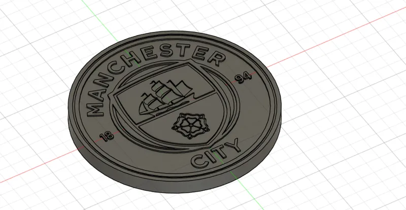 Man city coaster no ams 0.2mm nozzle
