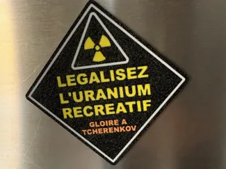 Aimant magnets Légalisez l'Uranium récréatif