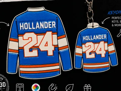 Hollander 24 Jersey Magnet –Heated Rivalry Series