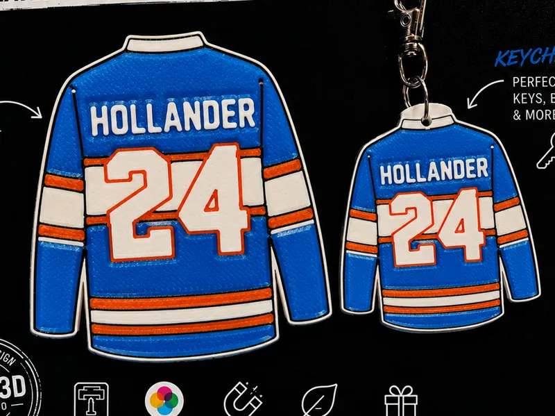 Hollander 24 Jersey Magnet –Heated Rivalry Series
