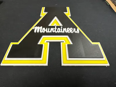Appalachian State A Logo Wall Art