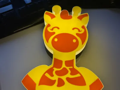 Kids Cuddle Animal Lamp: Giraffe