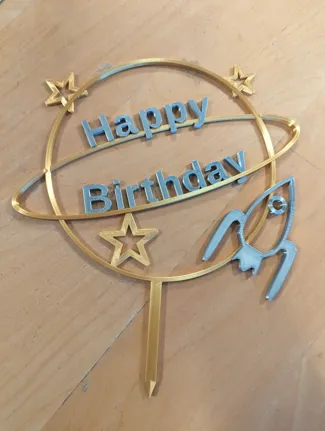 Cake Topper - Space