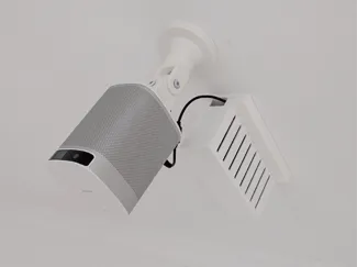 Fixation plafond alimentation électrique